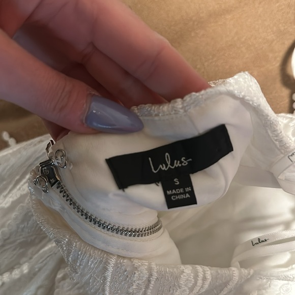 Lulu white sequence dress - Picture 3 of 6